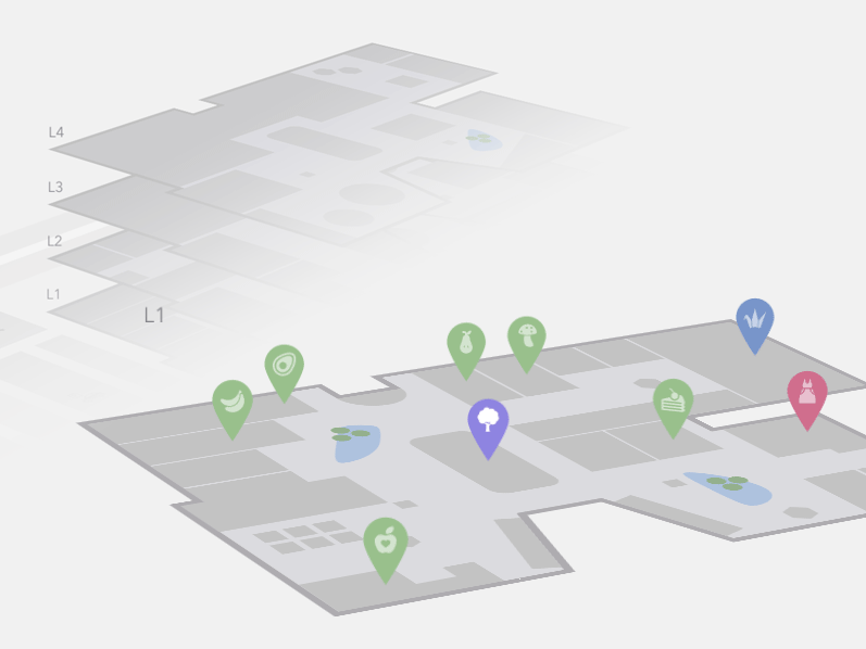 Interactive 3D Mall Map