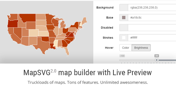 MapSVG jQuery: jQuery Maps Plugins