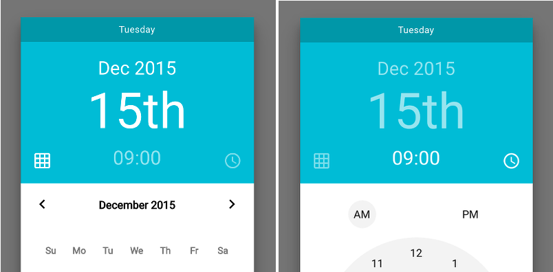 Material Datetime Picker