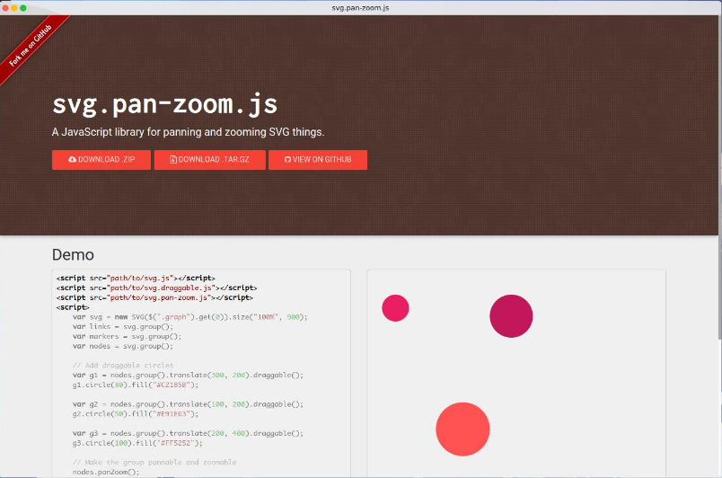 SVG Pan-Zoom.js