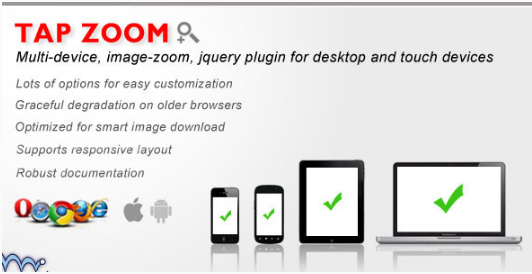 Tap Zoom: jQuery Zoom Plugins