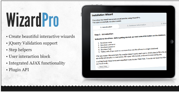 Wizard Pro: jQuery Form Plugins