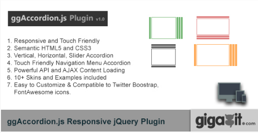 ggAccordion: jQuery Responsive Plugins