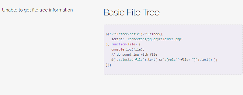 jQuery File Tree: jQuery Ajax Plugins