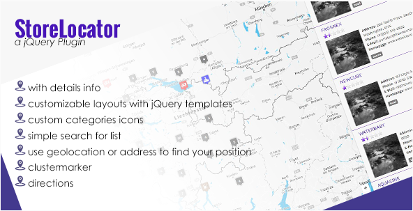 jQuery Store Locator: jQuery Maps Plugins