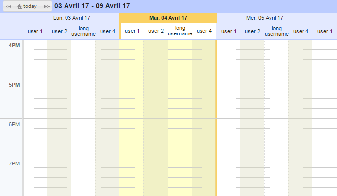 jQuery Week Calendar with Demo: jQuery Calendar Plugins