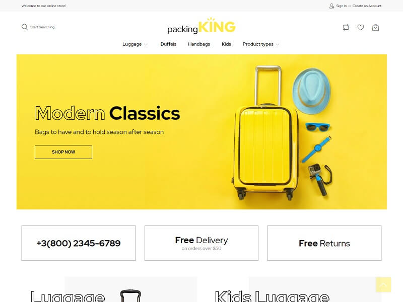 PackingKing Best Magento Themes