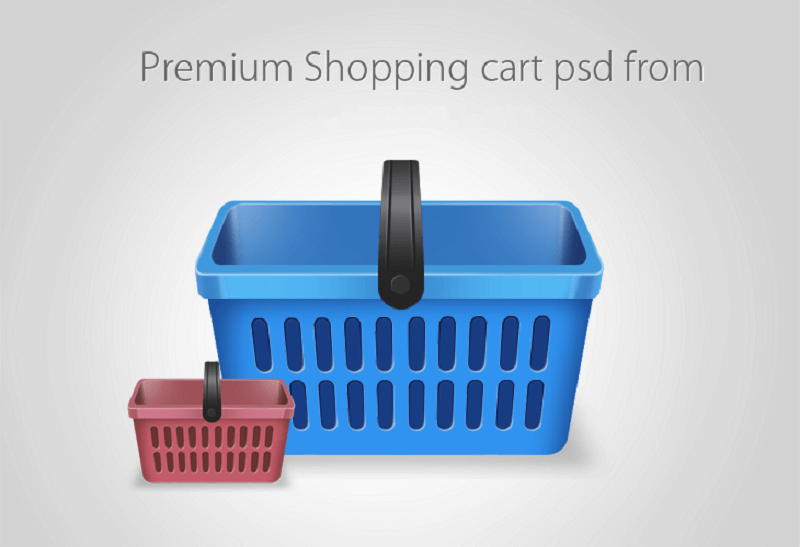 Beautiful Free Shopping Cart Icon PSD