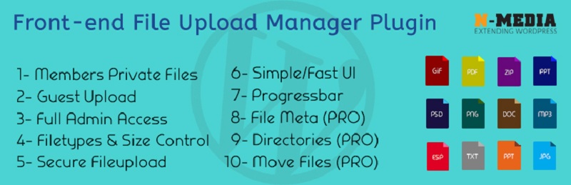 Frontend File Manager Plugin