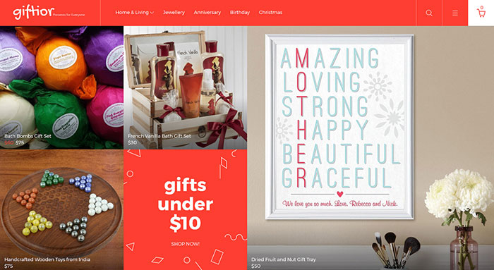 Giftior - Hearty OpenCart Template