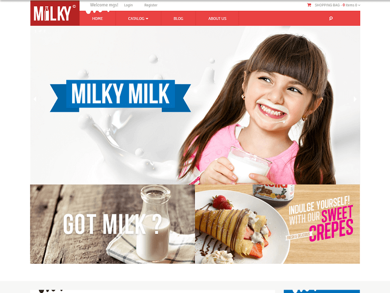 Milky Free Shopify Themes