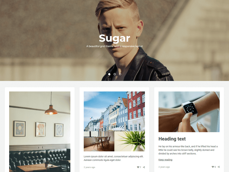 Sugar Free Tumblr Themes