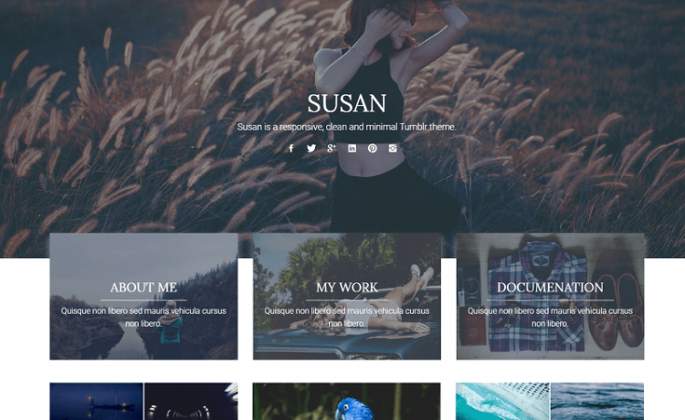 Susan Free Tumblr Themes