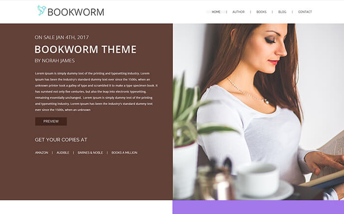 WordPress Themes for Writers and Authors