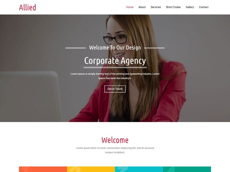 Free Corporate HTML Website Templates