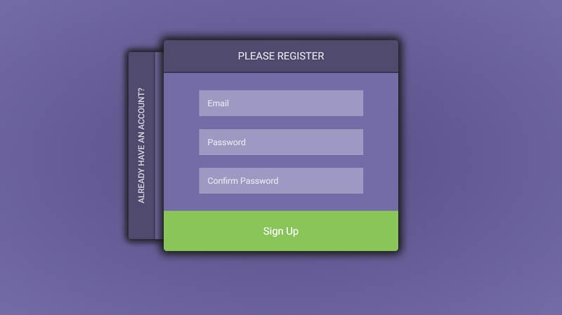 Animated CSS Forms