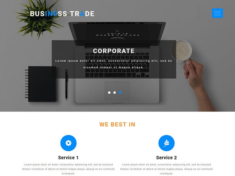 Free Corporate HTML Website Templates