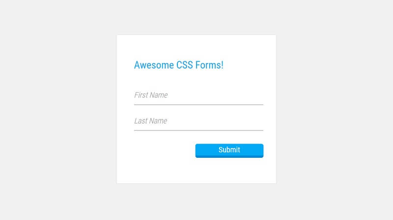 CSS Forms Test