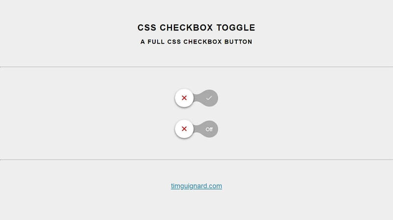 Full CSS checkbox Free HTML CSS Checkboxes