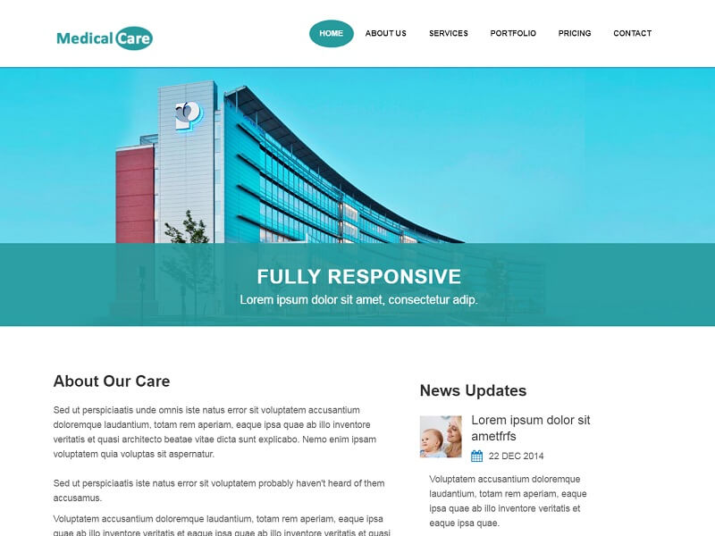 21 Best Free Medical HTML Website Templates