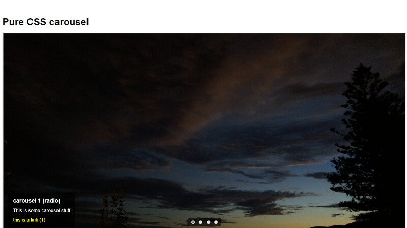 Pure CSS Carousel Free HTML CSS Carousels