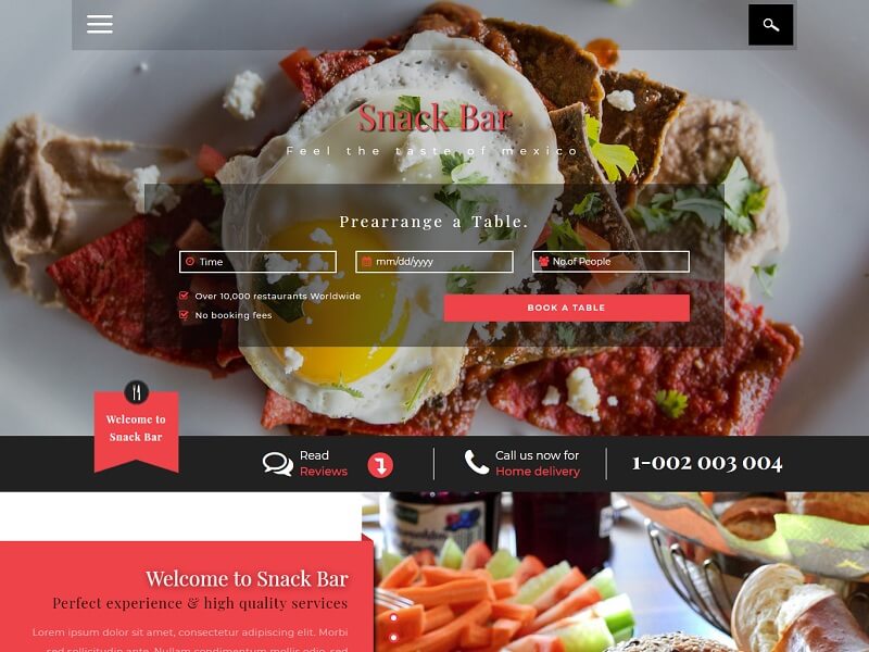 22 Best Free Restaurant HTML Website Templates
