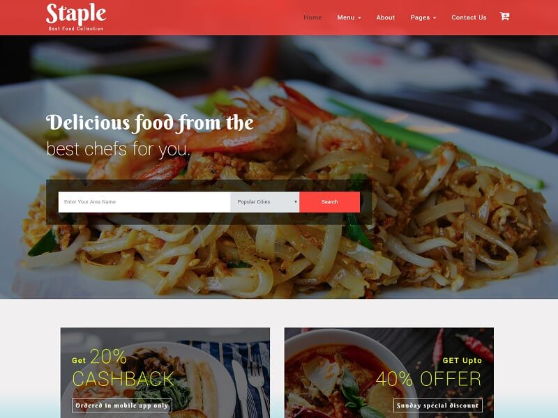 22 Best Free Restaurant HTML Website Templates