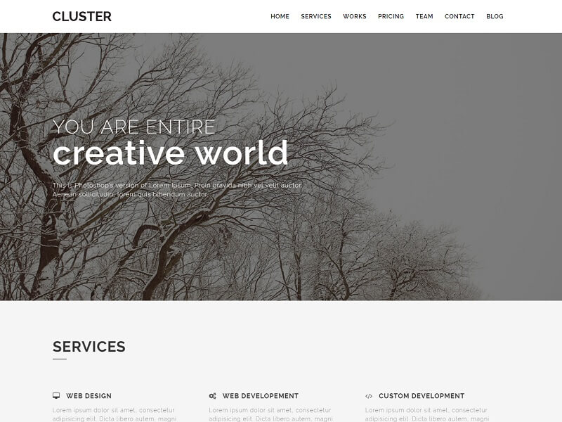 Free Bootstrap HTML Website Templates