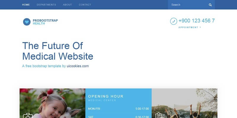 Free Bootstrap HTML Website Templates
