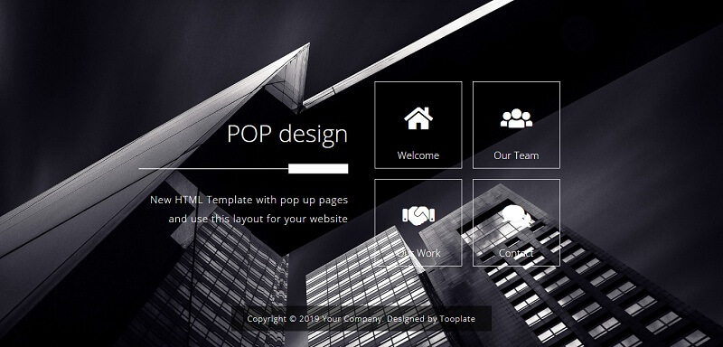 Pop Design Free HTML Website Templates