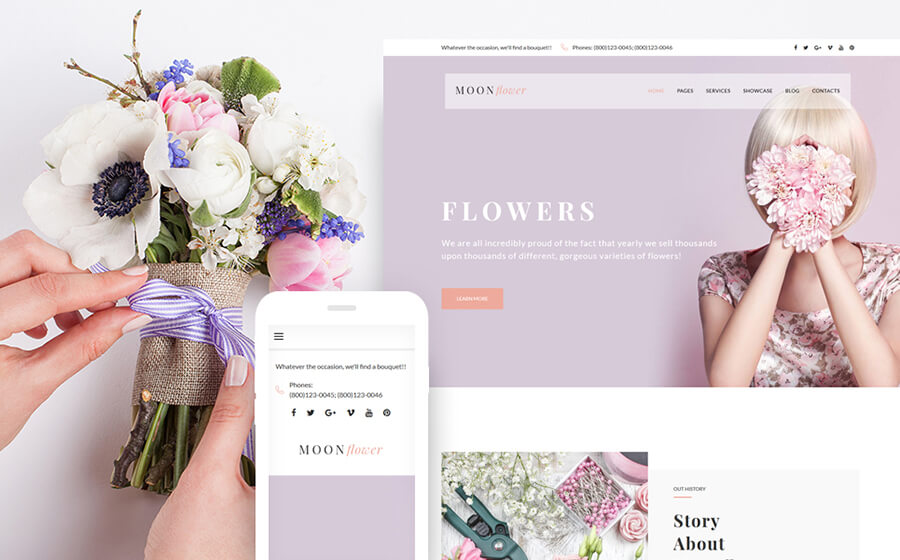 Flowers WordPress Themes