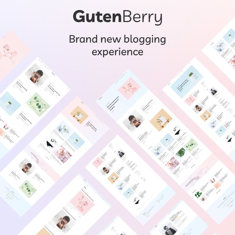 Gutenberry: Minimalist Gutenberg WordPress Theme for Blogging