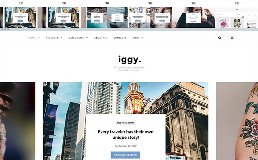 Iggy Blogging WordPress Themes