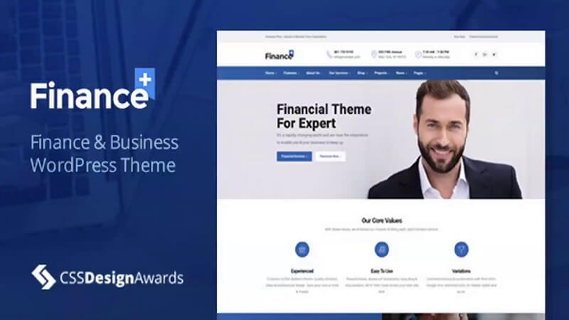 Business & Financial WordPress Theme