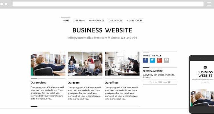 Create Your Own Business Website