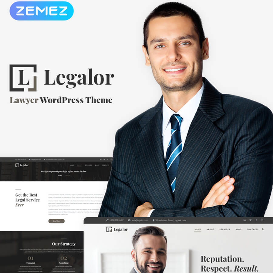 Legalor: Most Appealing WordPress Themes