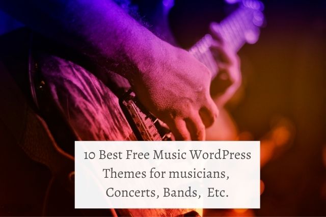 Best Free Music WordPress Themes In 2020