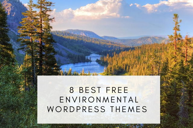 Best Free Environmental WordPress Themes