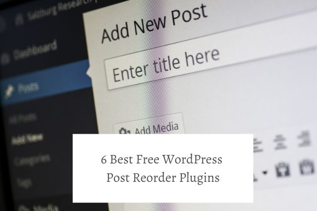 Best Free WordPress Post Reorder Plugins