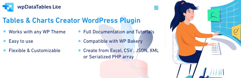 WpDataTables Free WordPress Table Plugins