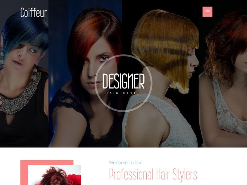 Coiffeur: Free Spa Salon HTML Website Templates
