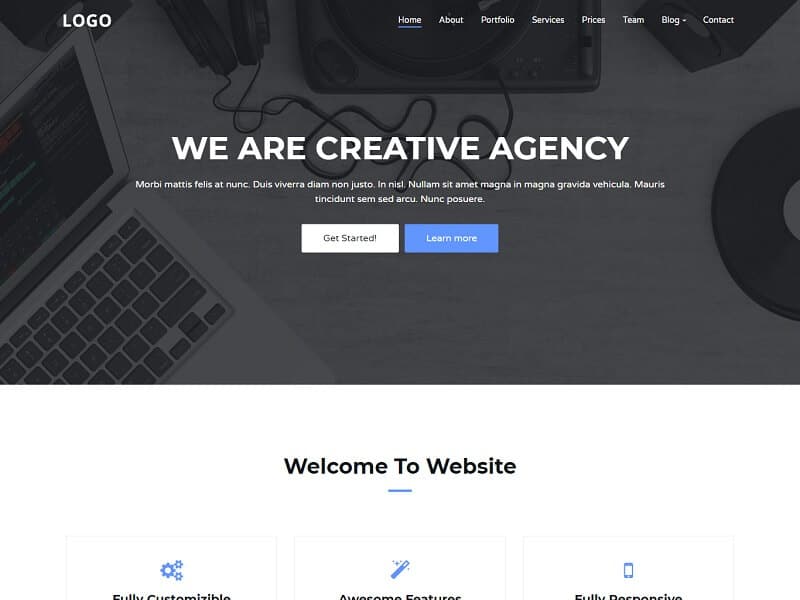 Creative Agency Free Creative HTML Website Template