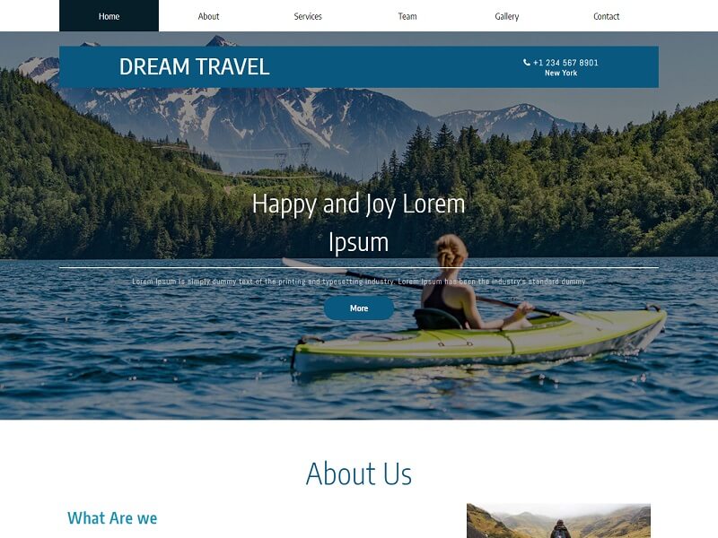 dream travel website