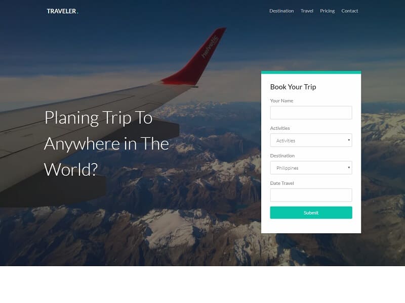 25 Best Free Travel HTML Website Templates 2020 | Wpshopmart