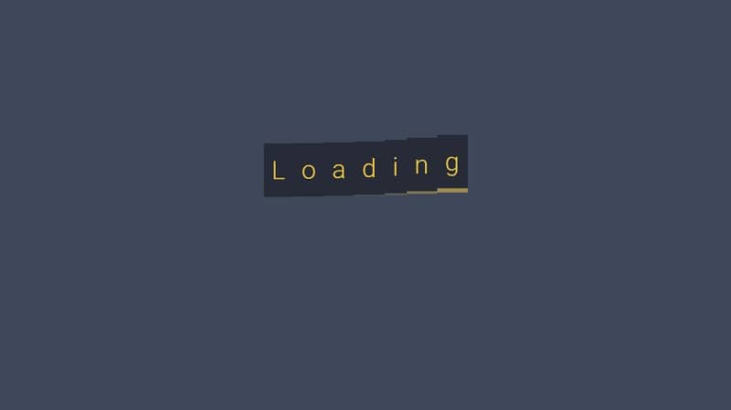 Loading Page CSS Loading Animation