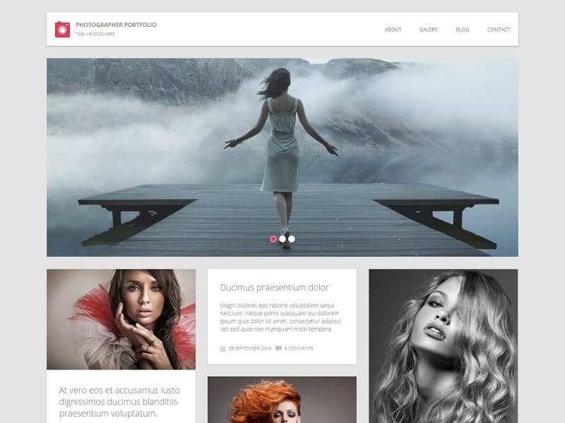 13 Best Free Photography HTML Website Templates 2020