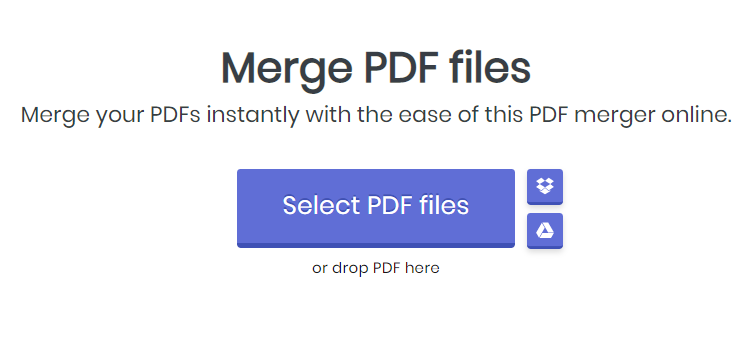 Merge PDF Tool