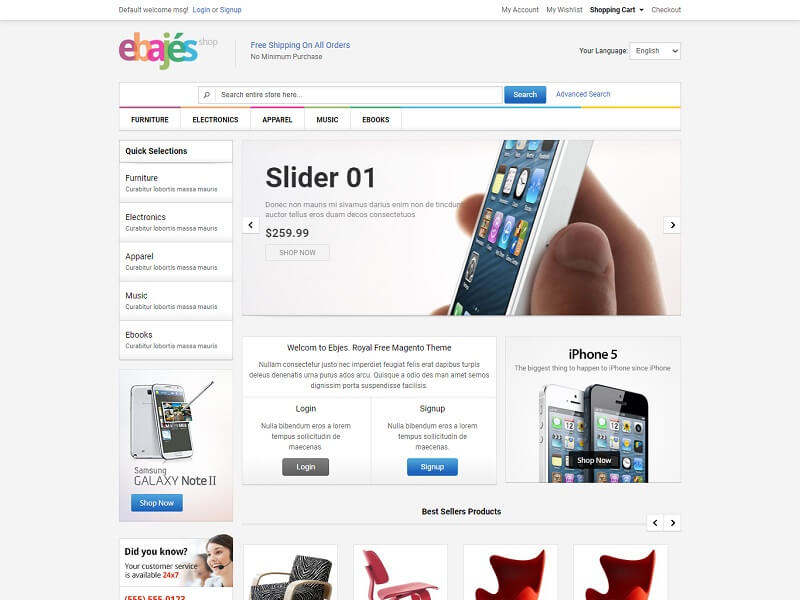 Ebajes Magento Themes