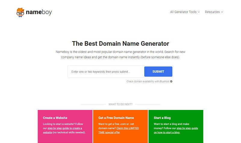 Nameboy Blog Name Generators
