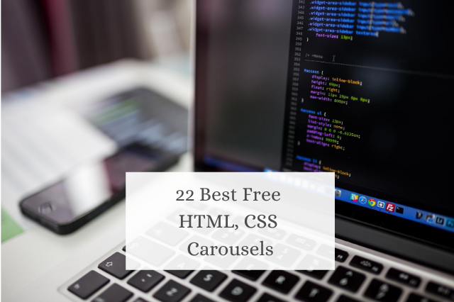 22 Best Free HTML, CSS Carousels
